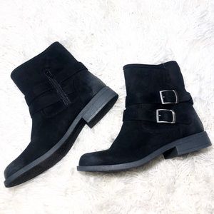 Like NEW! Merona Black Faux Fur Boots Size 8.5